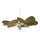 Aerial suspension, 12 metal and linen blades