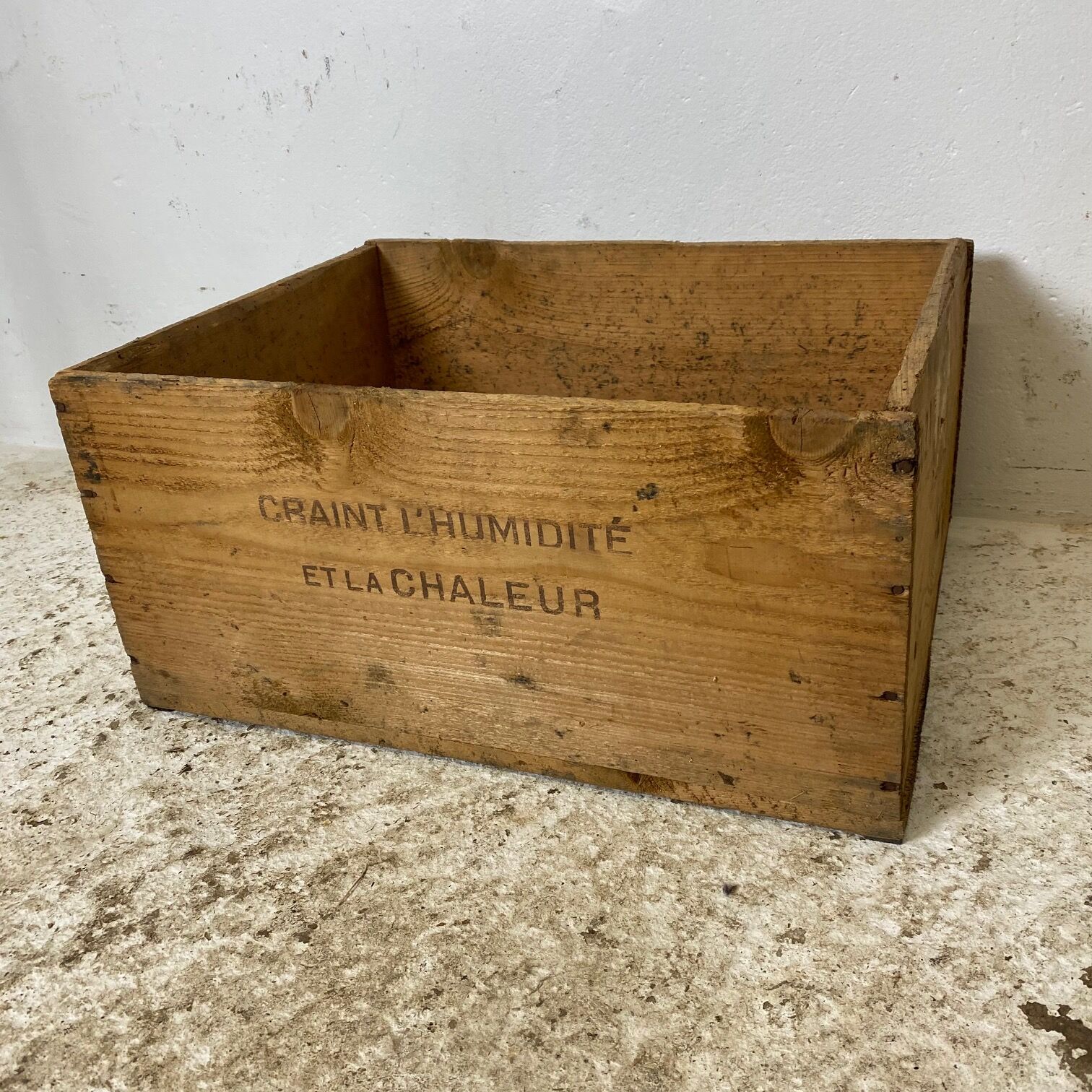 POPUP NOEL - WOODEN CRATE