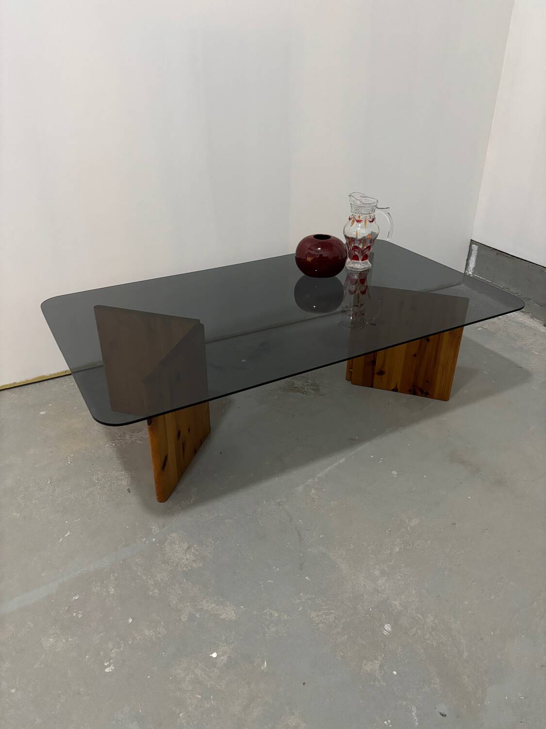 Rectangular coffee table IKEA Sweden model "Lagun" vintage