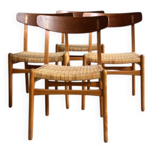 Ensemble de 4 chaises - wegner carl hansen