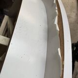 Table ronde extensible en mélaminé vintage