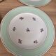 Set of 6 flat plates l'Amandinoise