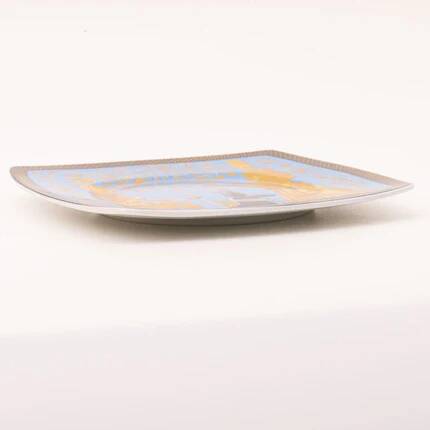 Egyptian porcelain plate Fathi Mahmoud