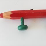 Vintage pencil wall-mounted coat rack