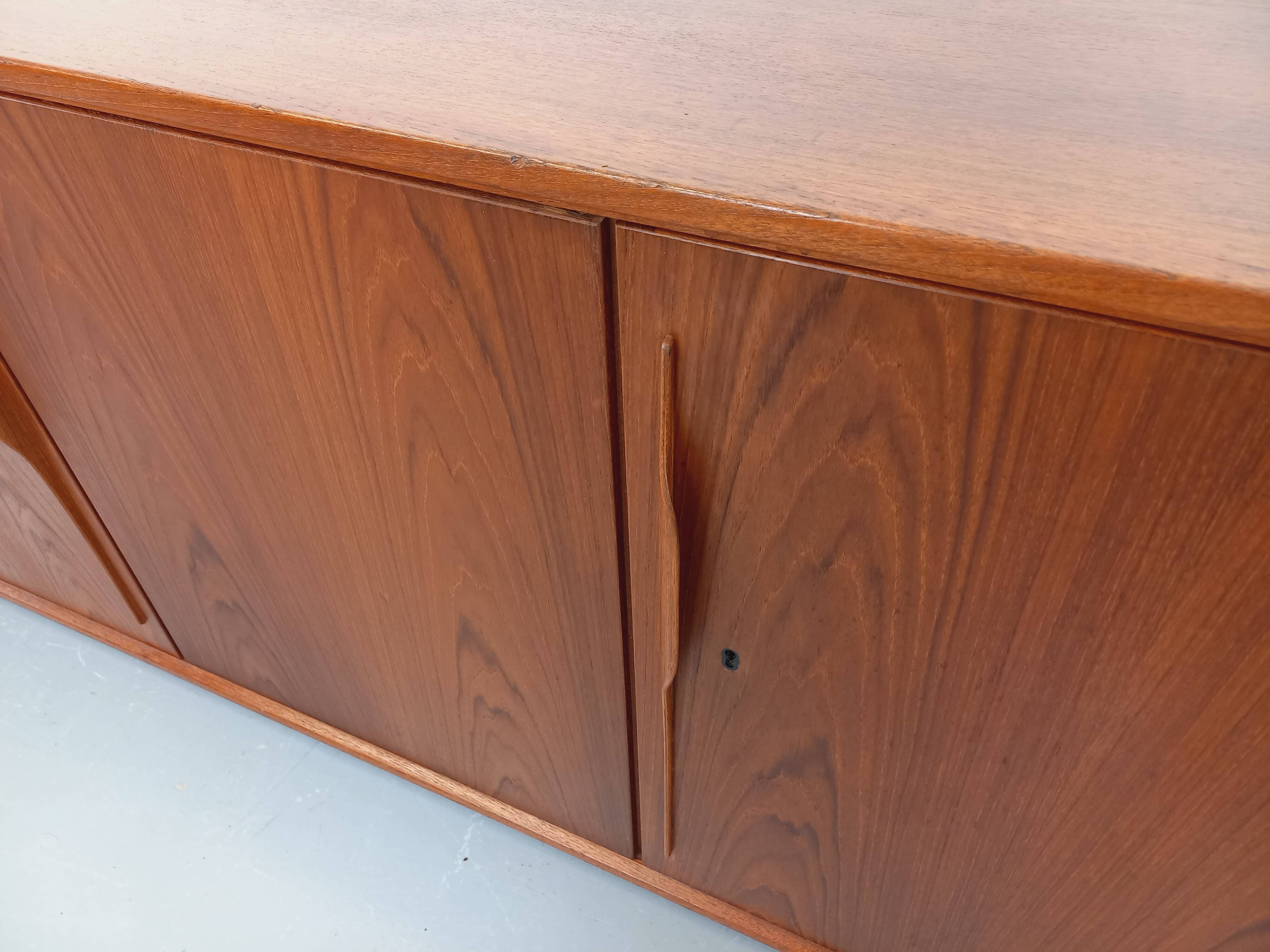 Vintage Swiss Teak Scandinavian style sideboard in teak from the 60s