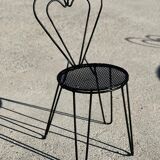 Mathieu Matégot wrought iron garden furniture, 1950