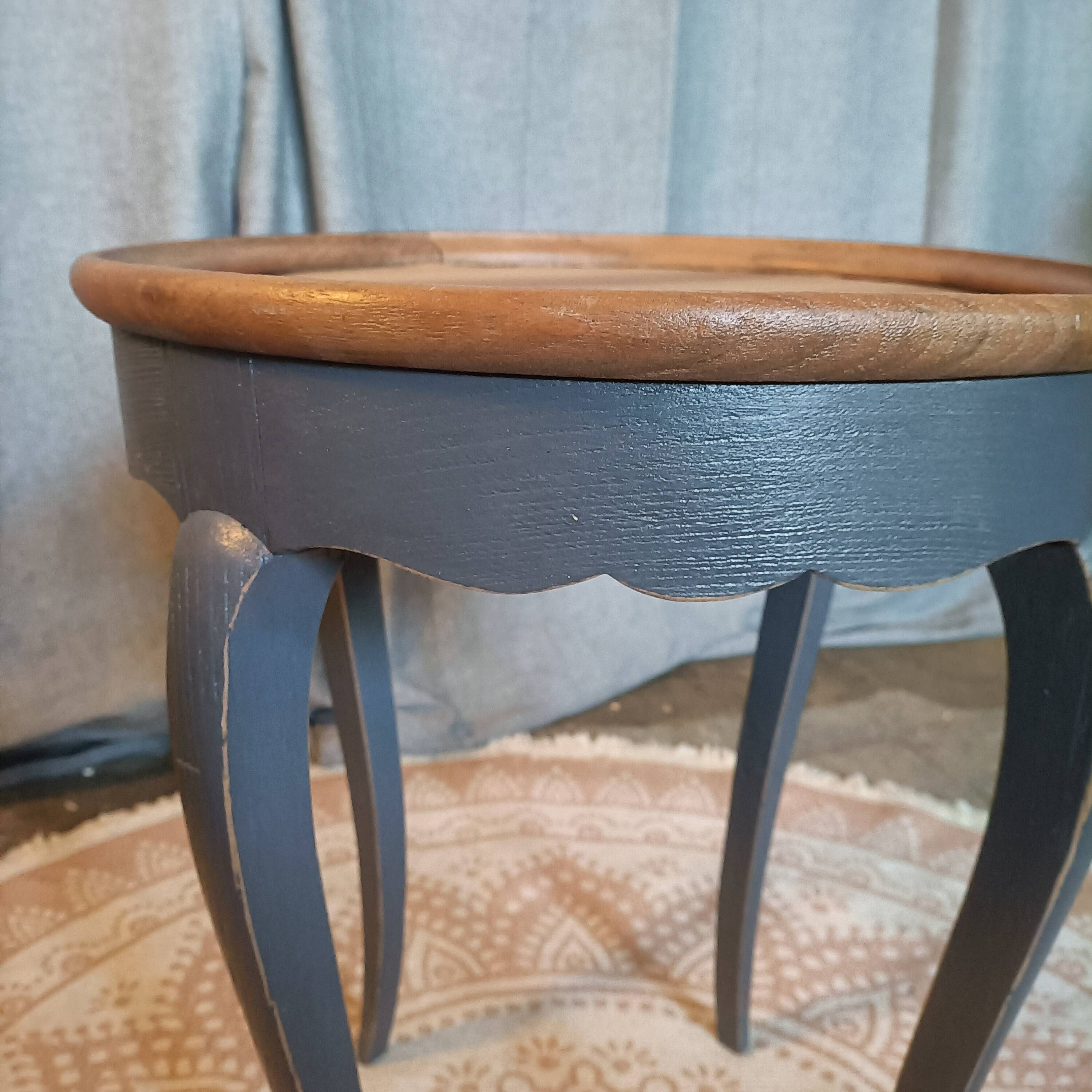 Small walnut coffee table