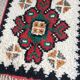 Pair of bohemian wool rugs from the 60s and 70s
