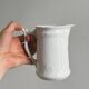 White porcelain milk jug