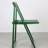 Vintage green folding chair
