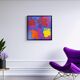 1980s Big Andy Warhol "Flowers" Purple Limited Edition Lithograph.