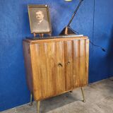 End table, vintage art deco bedside