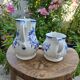Milk and juice jugs Sarreguemines Lancaster