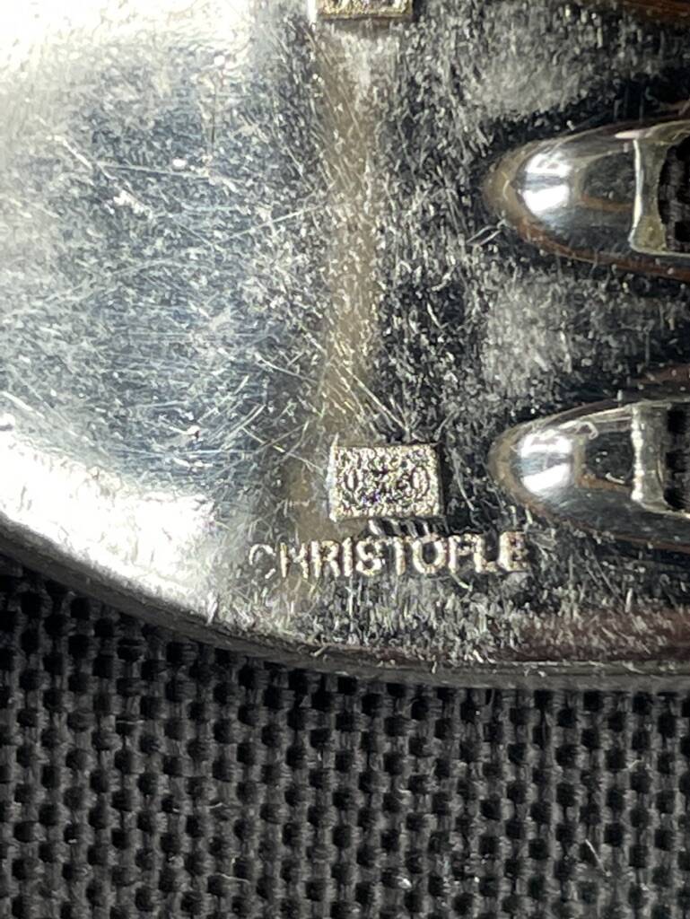 6 Christofle America forks numbered George V