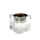 Space age clear lucite ashtray, Italy 1970s