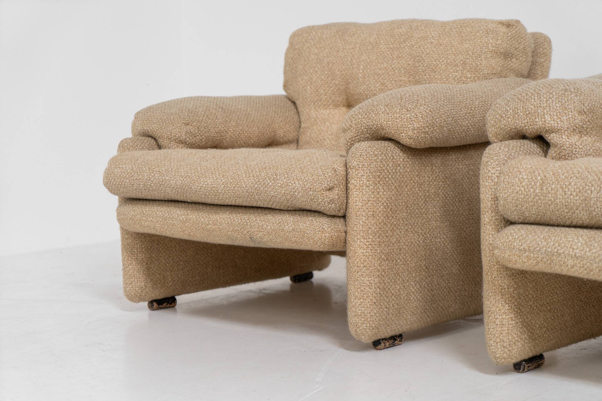 Pair of 'Coronado' armchairs by Tobia Scarpa for C&B