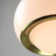 Rare White & Golden Bud Lamp by Luigi Massoni for Guzzini, 1960s