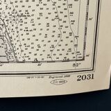 Indian Ocean Ceylon East Coast Nautical Map