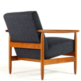 Danish vintage retro chair Ejvind Johansson FDB in teak