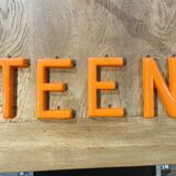 Plastic letters from the 70s - TEEN