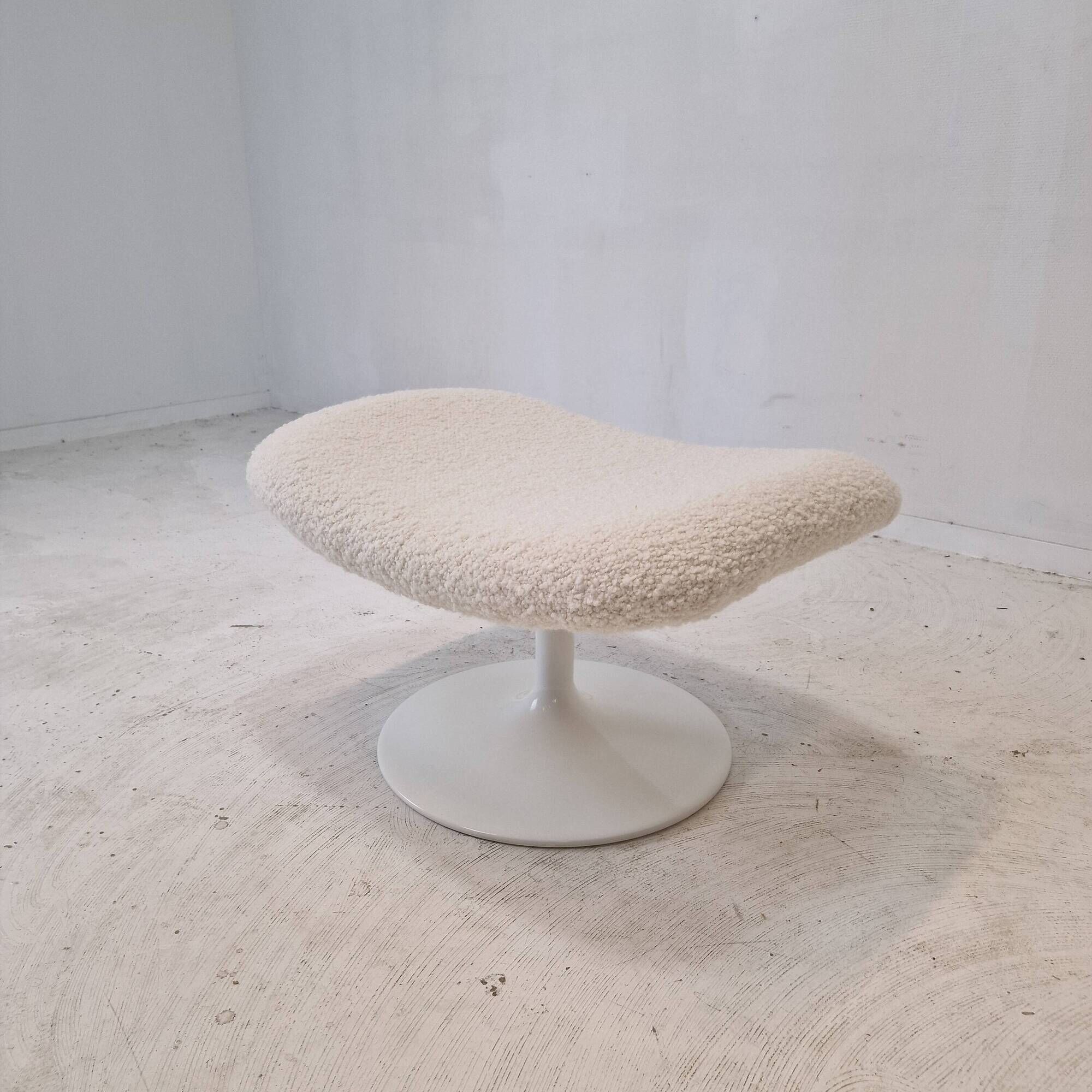 F518 Lounge Chair with Ottoman by Geoffrey Harcourt for Artifort, 1970s