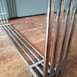 Glass and chrome coffee table 1970