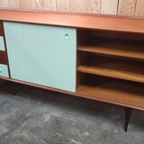 Scandinavian sideboard 1960 with sliding doors