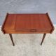Scandinavian console dressing table desk with drop-down top
