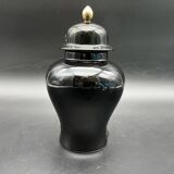 Pot with lid vase Shibata Japan vintage flora decor