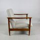 GFM-142 Ivory and White Boucle Armchair by Edmund Homa, 1970s