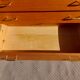 vintage commode with tapered legs