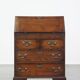 Antique subtle English secretaire from the early 19th century