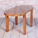 Czech Art Deco Table in Caucasian Walnut, 1930s