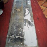 White veined black marble fireplace