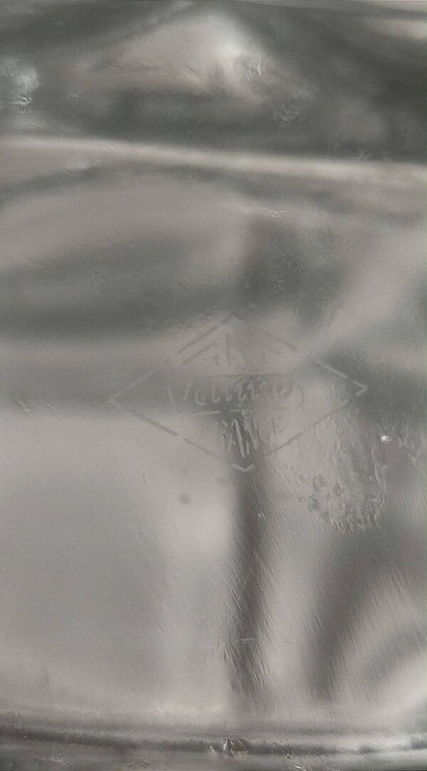 Vase en cristal de Vannes, années 50