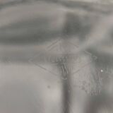 Crystal vase from Vannes, 1950s, height 21 cm.