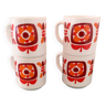 Set of 4 MOBIL mugs