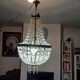 Crystal and Brass Hot Air Balloon Tassel Chandelier