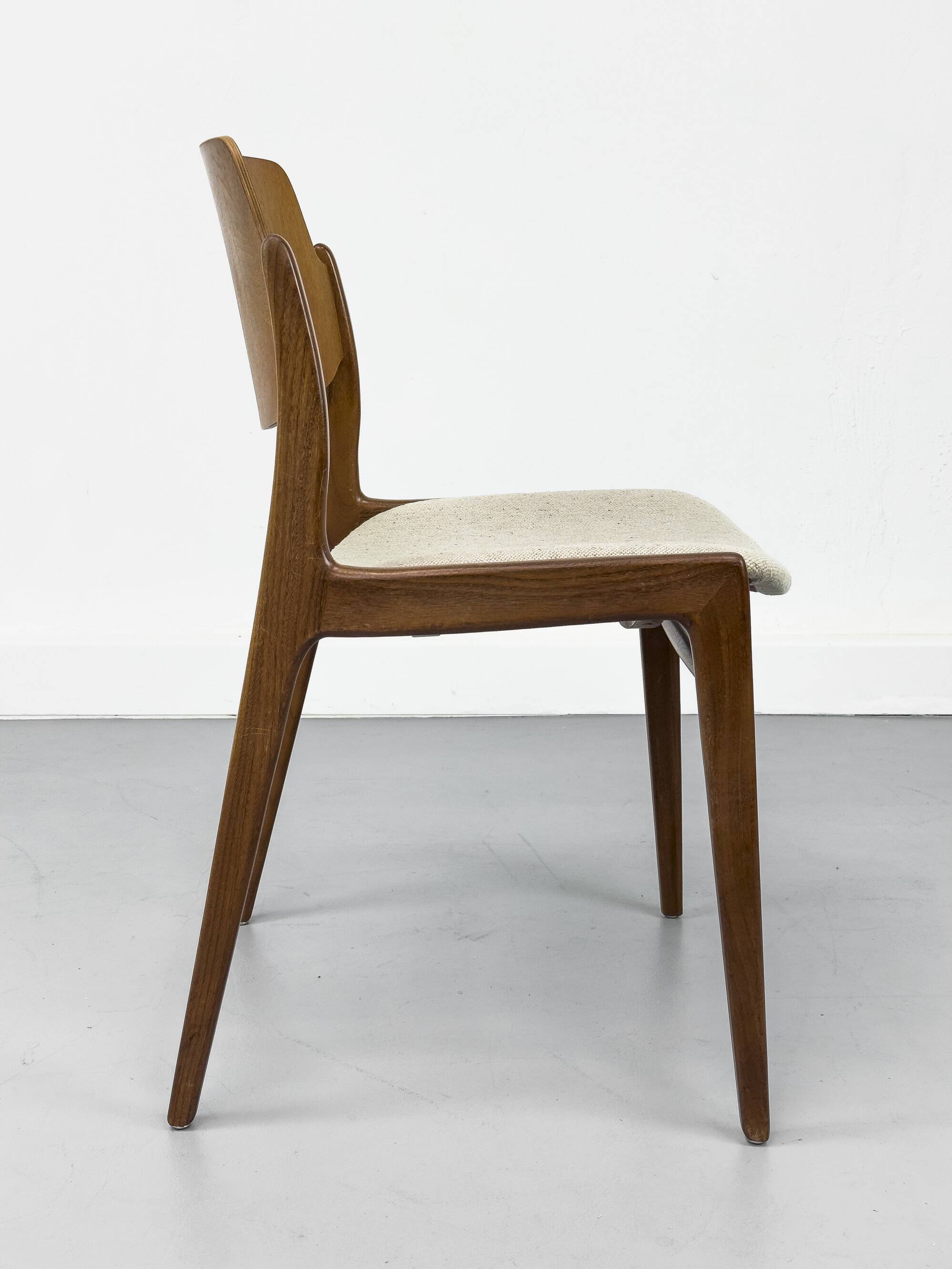 Teak Dining Chairs by Hartmut Lohmeyer for Wilkhahn, 1960s, Set of 6