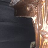 Louis XV console in carved and patinated wood, 18th century period
