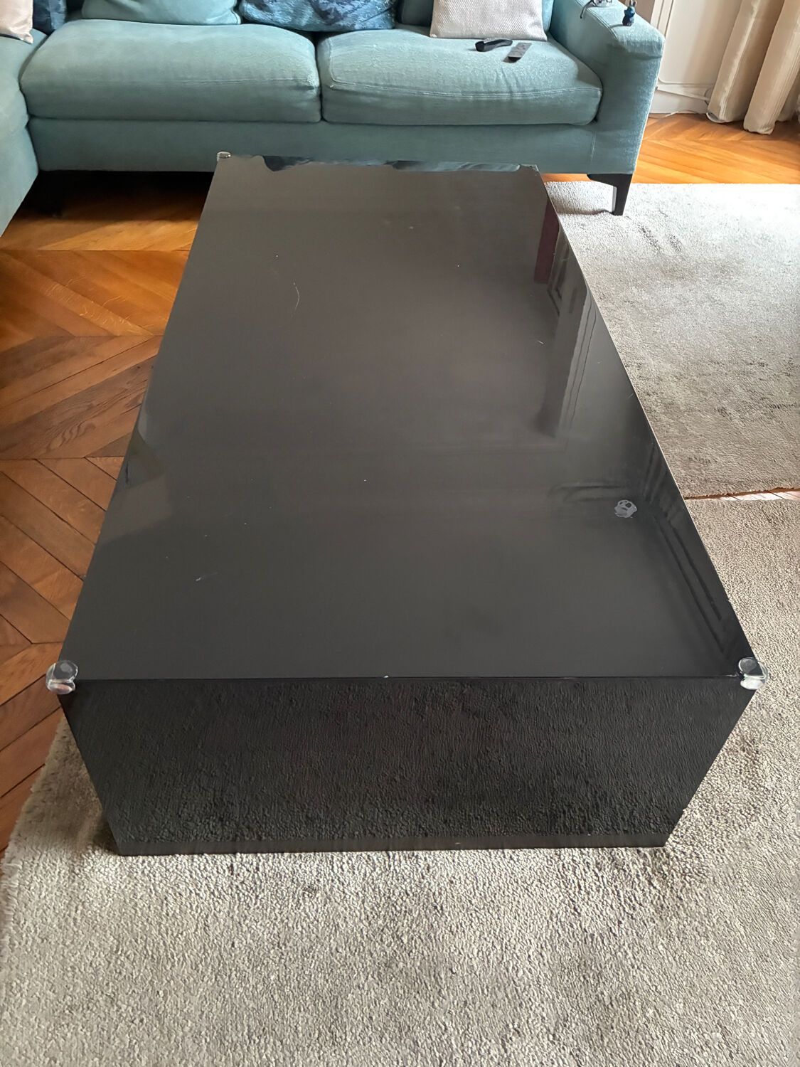 Armani Casa Black Lacquer Coffee Table