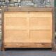 Low wooden sideboard, chest, storage unit, interior decoration Measurement: Length 140 cm. Height