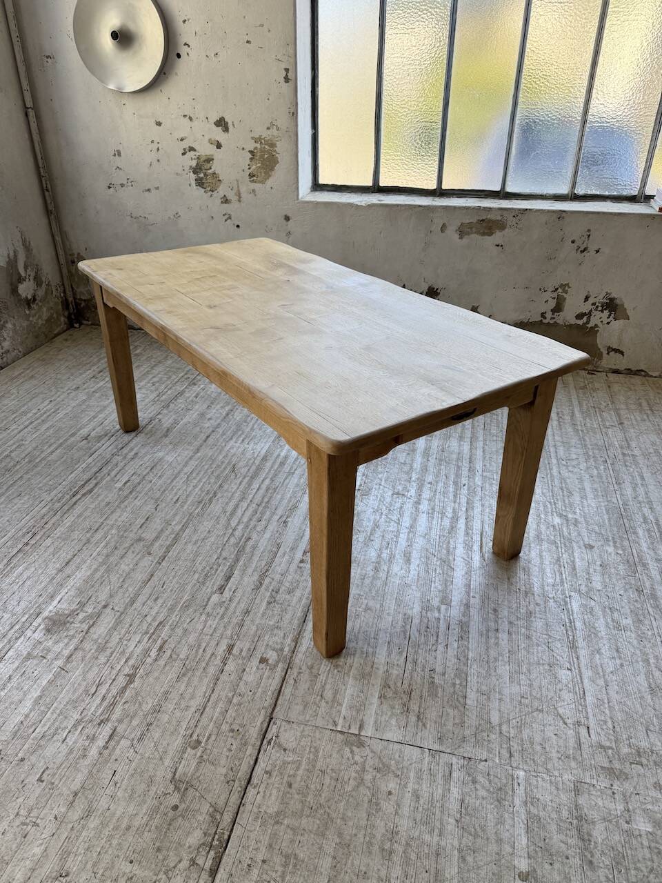 Table de ferme en chêne massif