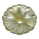 Centre de table Art Nouveau, laiton plaqué argent, Pologne, années 1970.