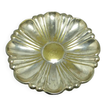 Art Nouveau centerpiece, silver-plated brass, Poland, 1970s.