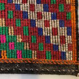 Large Vintage Turkish Kilim Rug 354x178 cm Wool Jajim Kelim