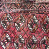 Handmade Afghan Turkmen rug 98x178 cm