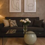 Reflex glass coffee table