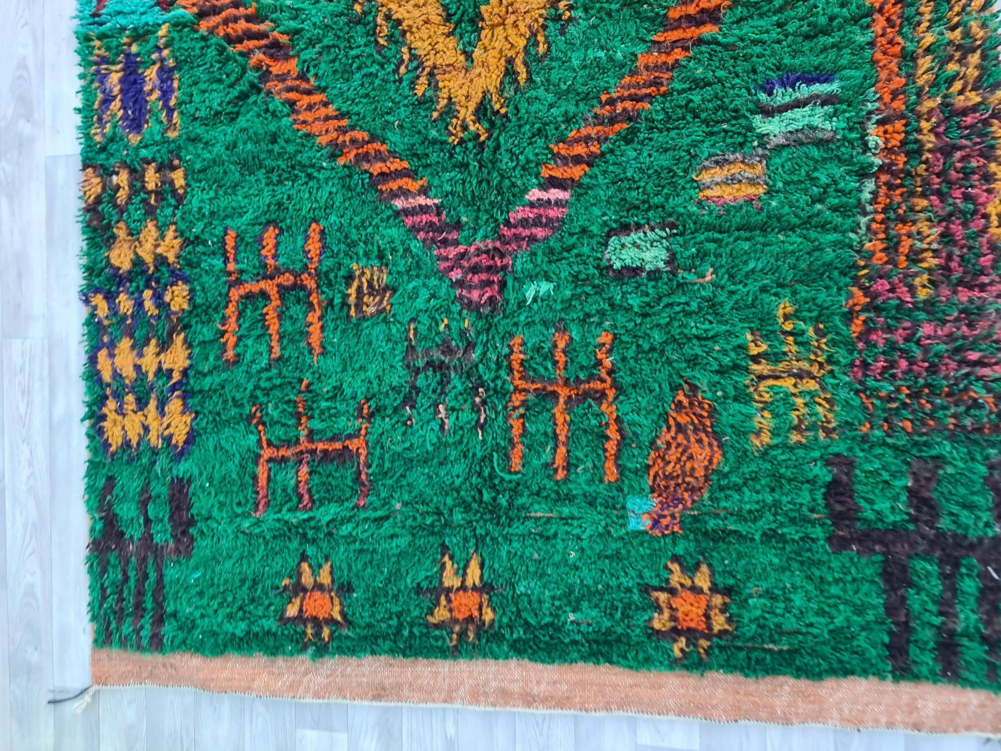 Tapis fait main traditionnal 250cmX150cm marocain