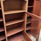 French Art Deco vintage library display cabinet 1930 Mahogany